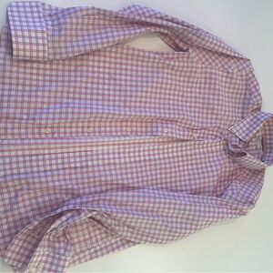 Ralph Lauren Pink and White Checkered Shirt